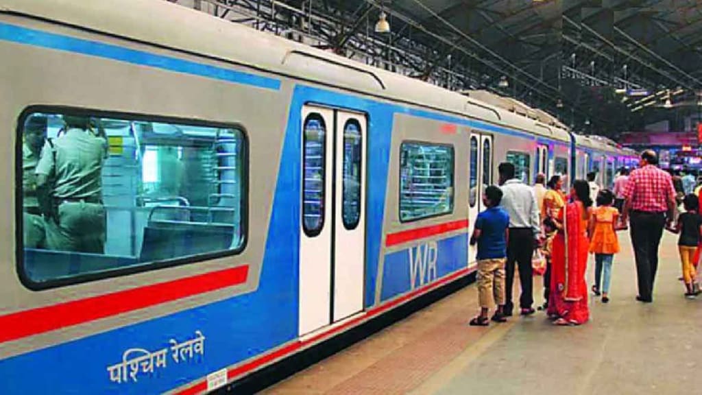 commotion angry passangers malfunction air conditioned local western railway mumbai