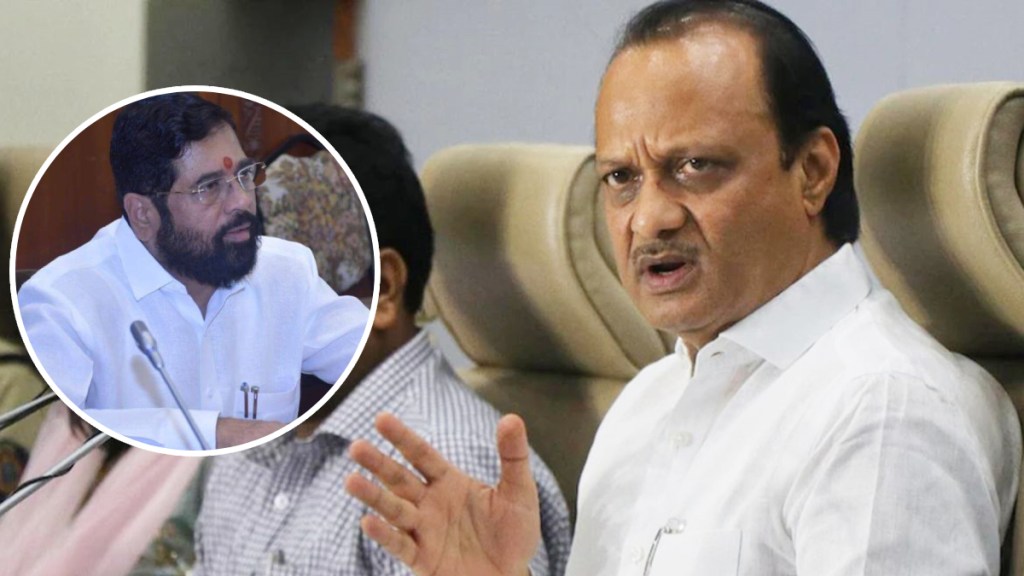 ajit pawar on eknath shinde