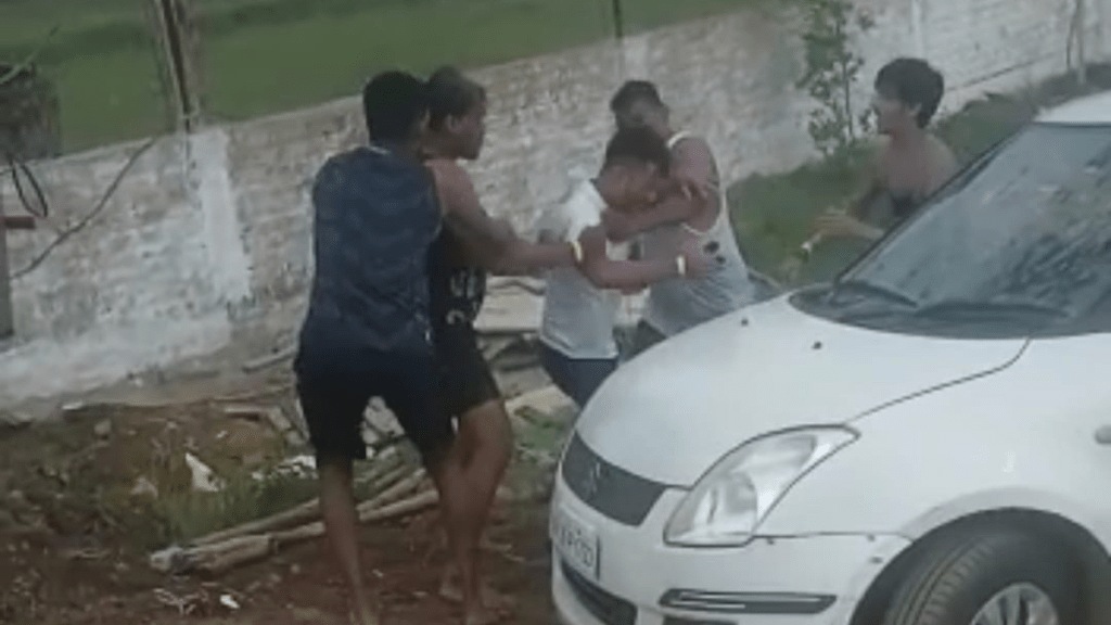 young beaten water park argument gondia