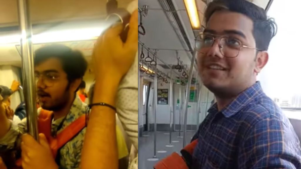 Man mimics Delhi Metro announcements in viral video