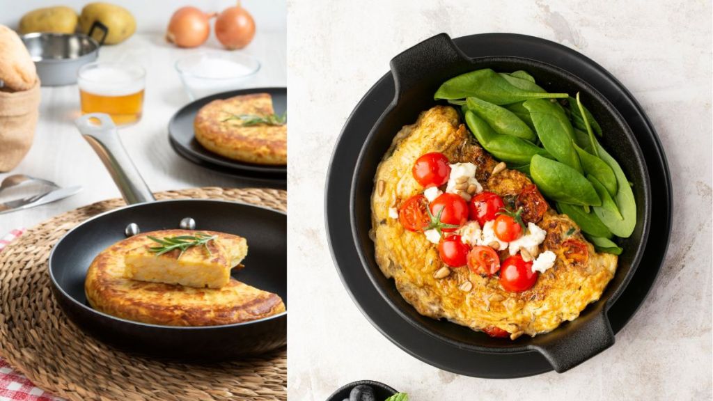 always eat plain omelette now try Spanish omelette very easy and quick recipe