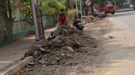 massive excavation work on progresses