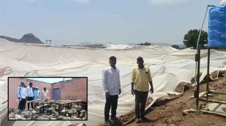 polyhouses secondary schools houses collapsed due to stormy wind