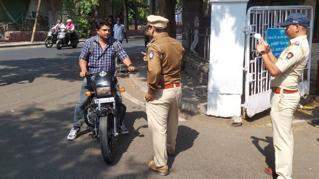 pune, traffic police helmet, fine, bike rider