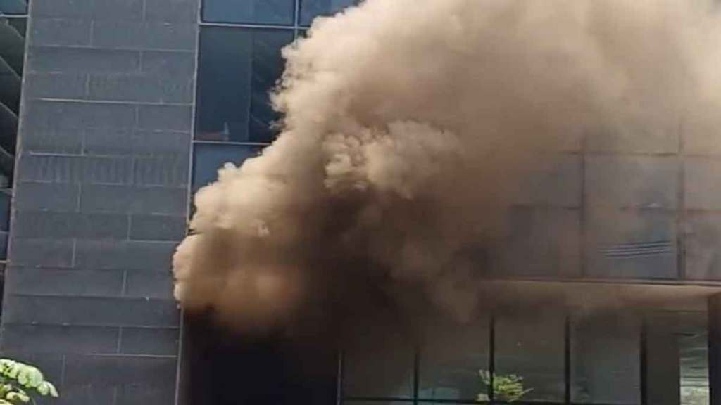 fire breaks out in it business hub