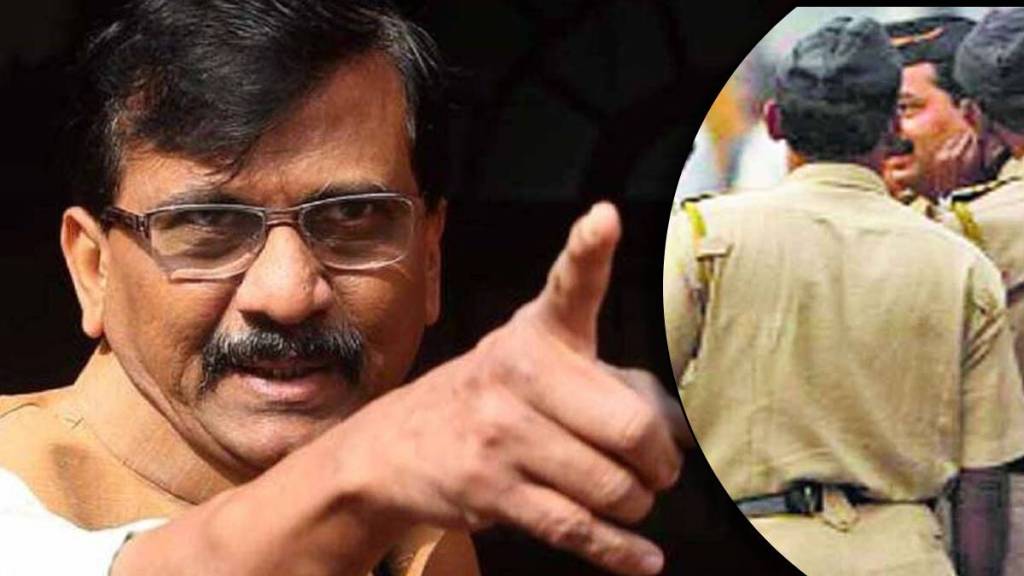 Dont follow the illegal orders of the illegal government or else Sanjay Raut appeals to the police sgk 96