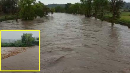 Rivers flooded washim