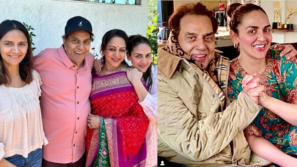 Dharmendra emotional post for hema ahana esha