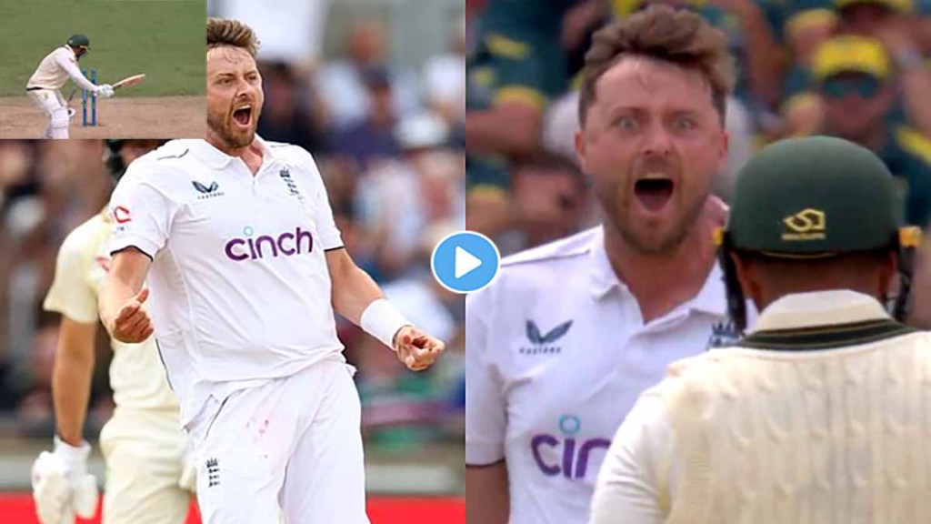 ENG vs AUS: After wicket fell Usman Khawaja and Ollie Robinson verbally clashed video went viral