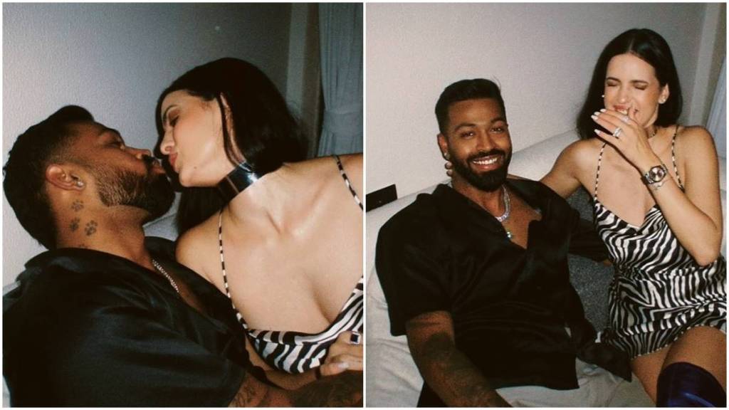 Hardik Pandya and Wife Natasha Stankovic Photo Viral