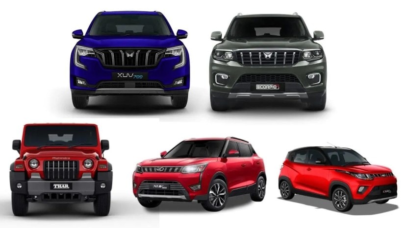 Mahindra petrol vehicles in May 2023