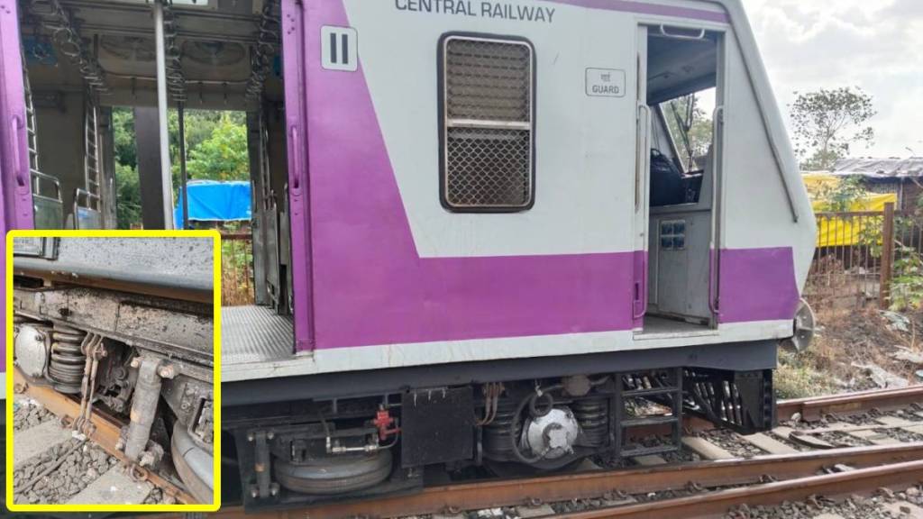 Local derailed at Ambernath