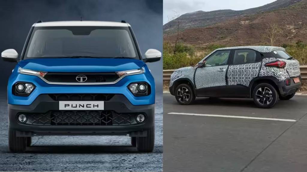 Tata Punch EV spied on test in India