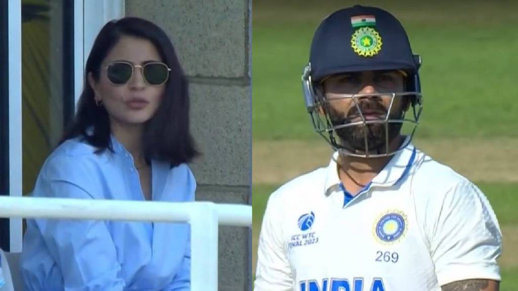 Anushka's photos go viral after Virat's dismissal