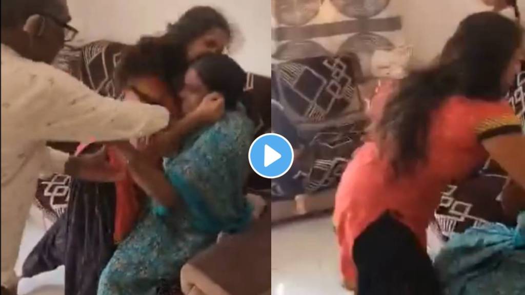 Daughter-In-Law beats up and bites old mother-in-law in a fight over property.