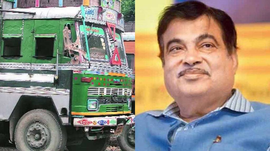 Nitin Gadkari on Truck AC Cabin