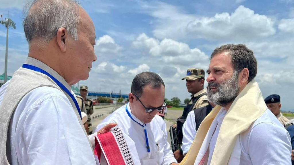 Rahul Gandhi in Manipur