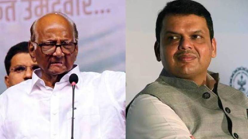 Sharad pawar and Devendra Fadnavis