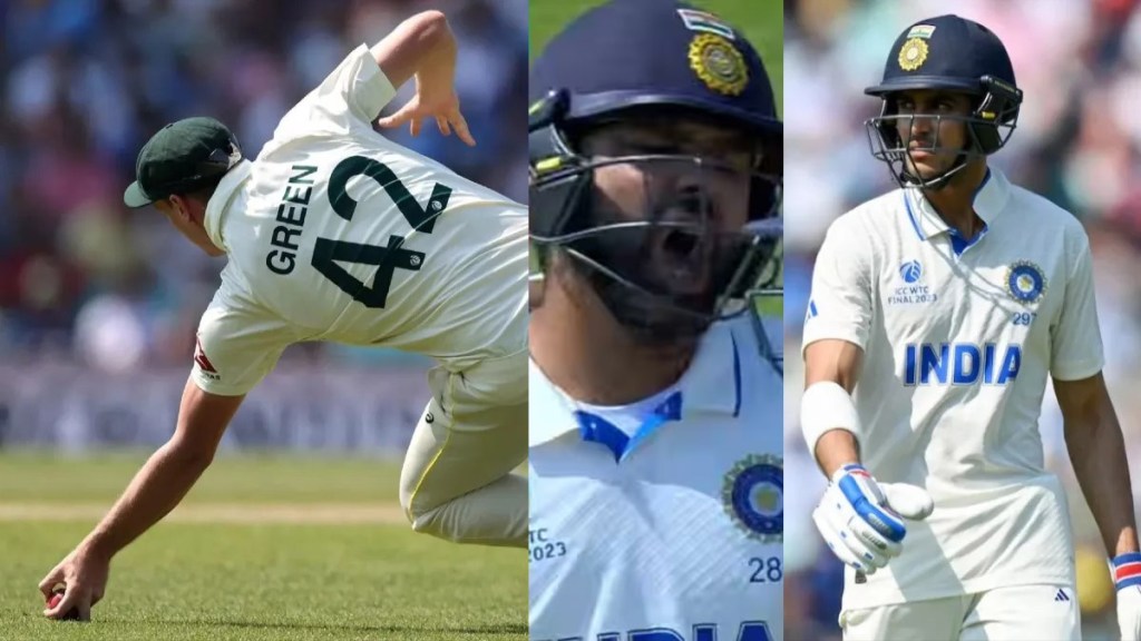 Controversial catch of Green and after the wicket of Shubman Gill fans angry the stadium echoed with the noise of cheat- cheat- cheat