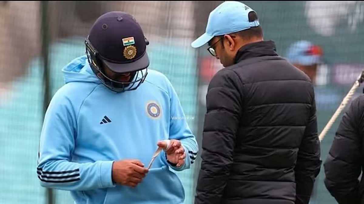 Ind Vs Aus Wtc Final Rohit Sharma Injured During Practice In Danger Of