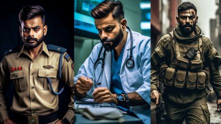 Virat Kohli's Dashavatar artist Create 10 Different professions AI photo netizens react