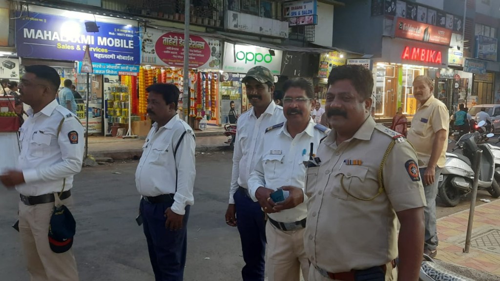 police force aT dombivali