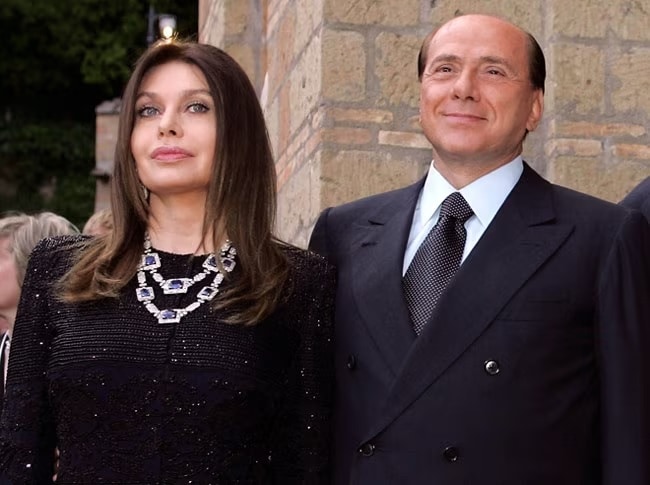 prime minister Silvio Berlusconi and his wife Veronica Lario