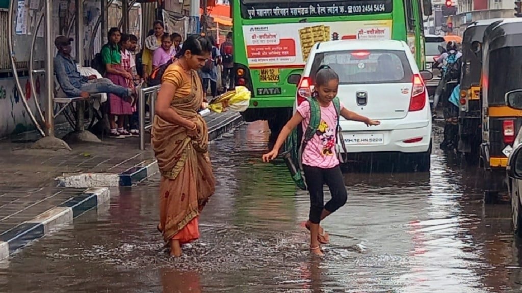 water on road