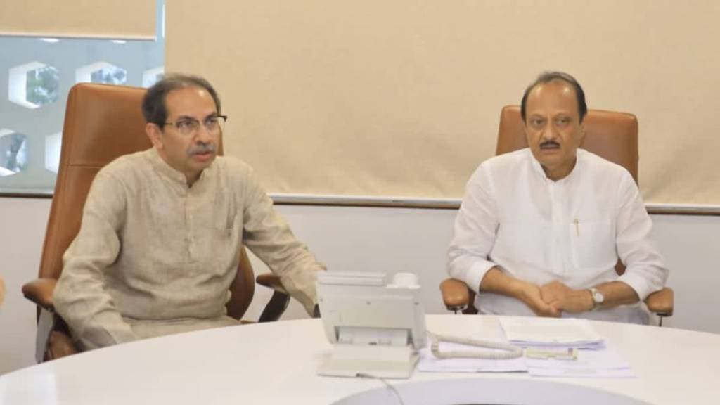 Uddhav Thackeray meets Ajit Pawar