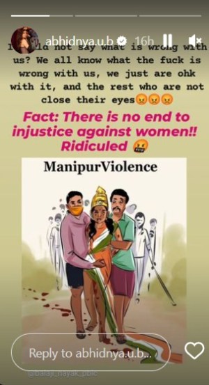 Abhidnya bhave post on manipur