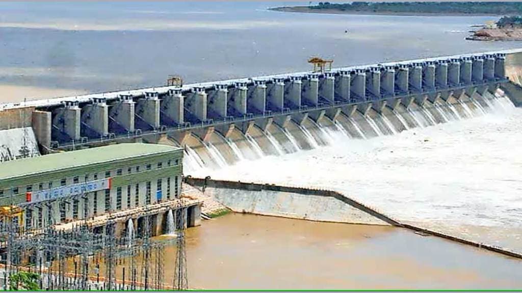 75 thousand cusecs water discharge from almatti dam