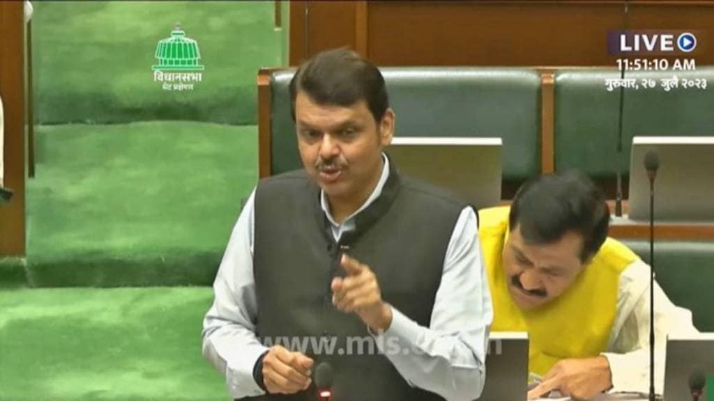 Devendra Fadnavis in Assembly Session 2