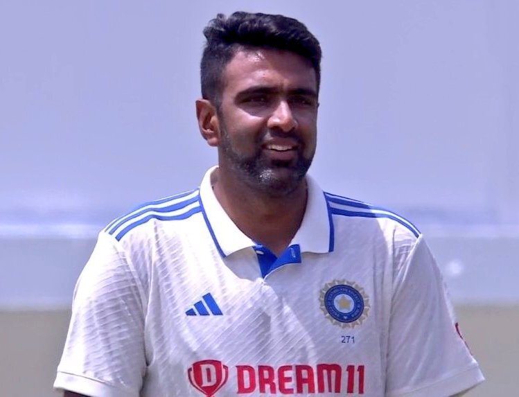 R Ashwin takes 12 wickets against West Indies