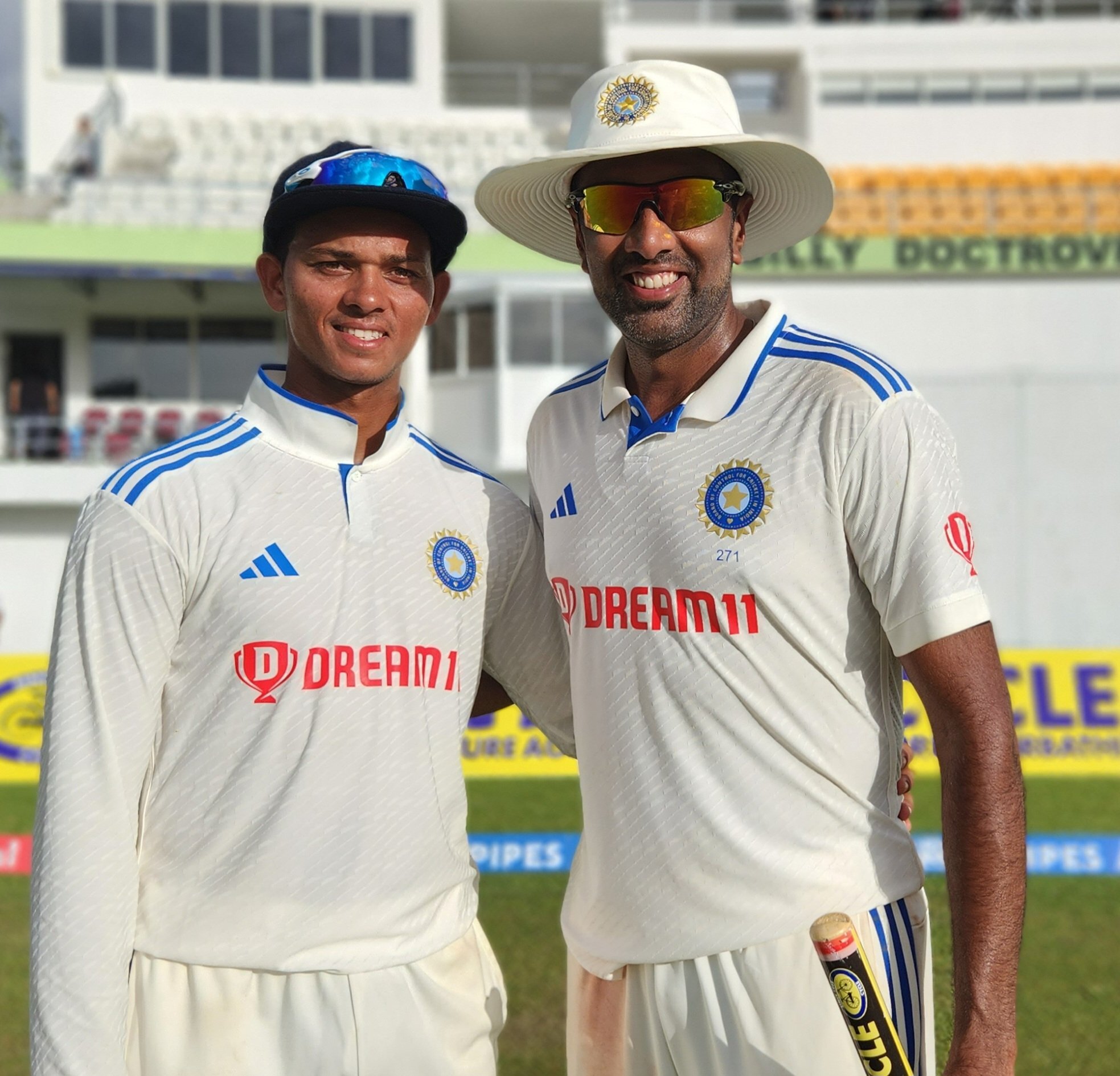 R Ashwin takes 12 wickets against West Indies