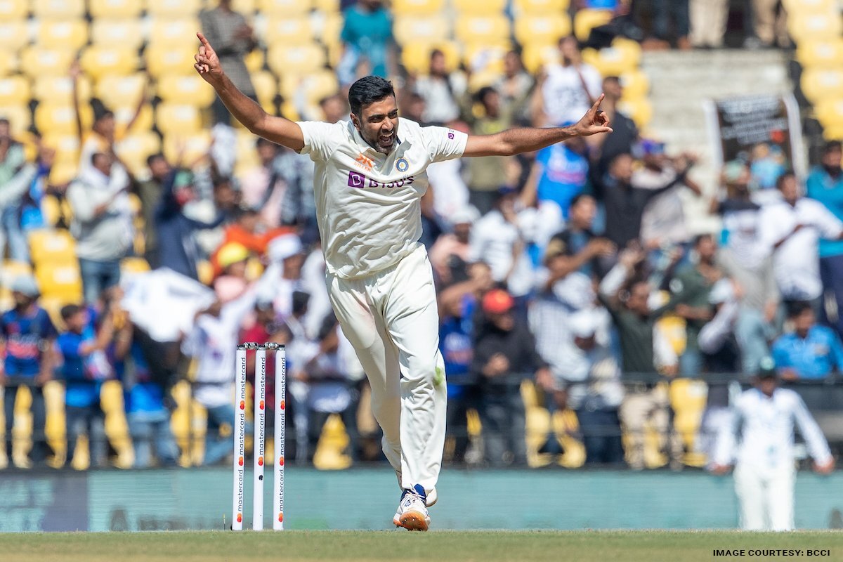 R Ashwin takes 12 wickets against West Indies