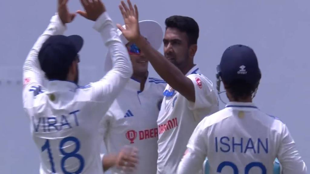 R Ashwin takes 12 wickets against West Indies