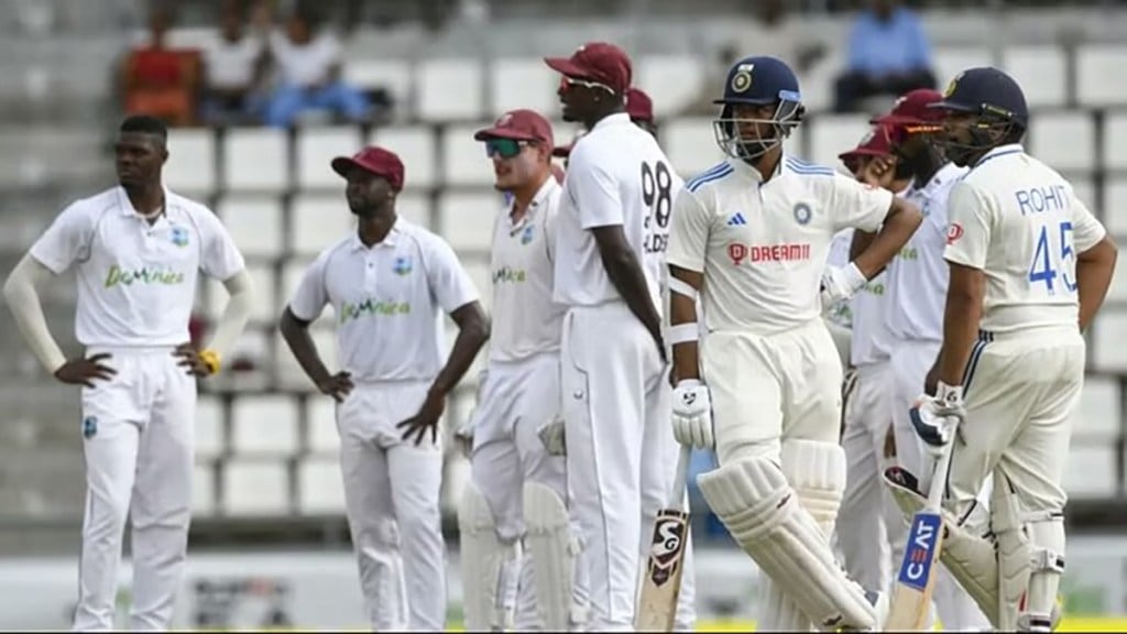 West Indies all out in front of Ashwin's spin the hosts were bowled out for 150 runs India eventually prevailed on the first day