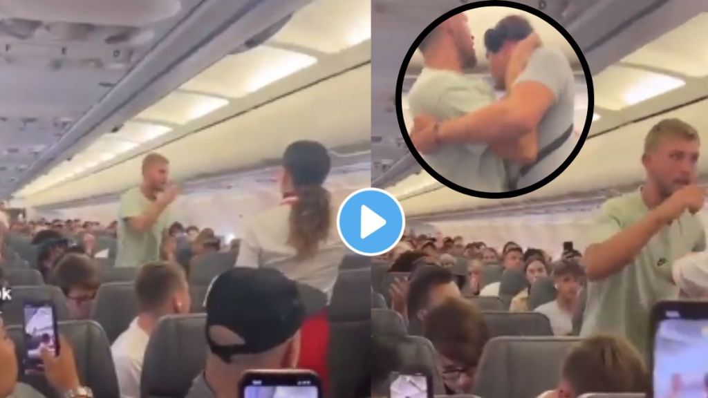 Fight in Flight Viral Video