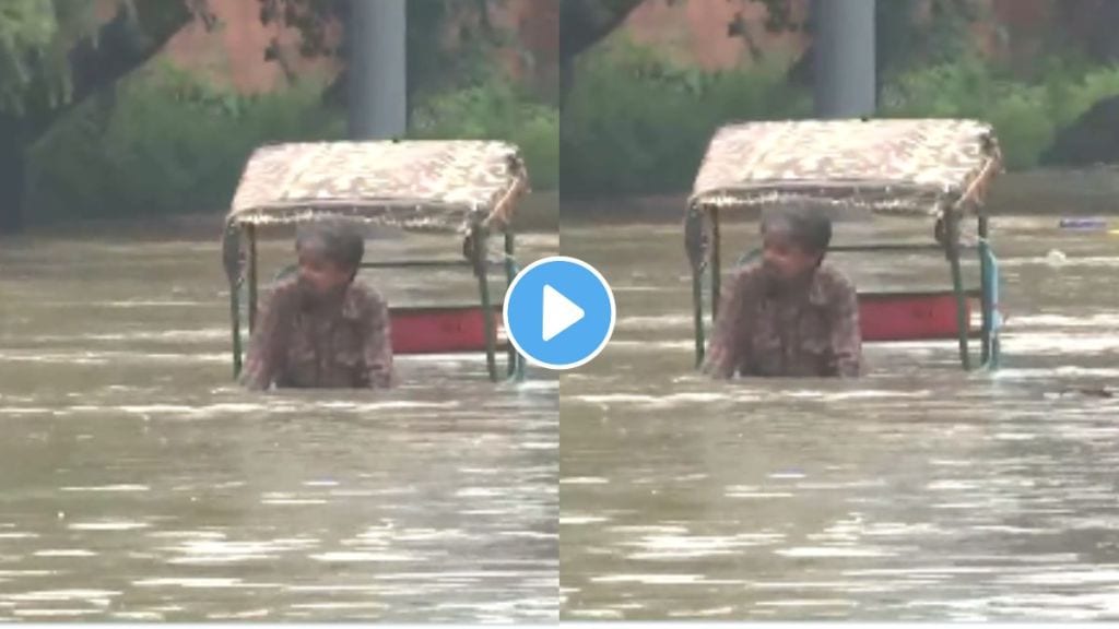 delhi flood trending video