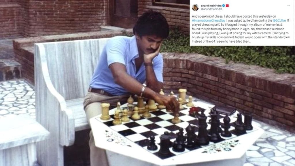 Anand Mahindra in epic throwback pic