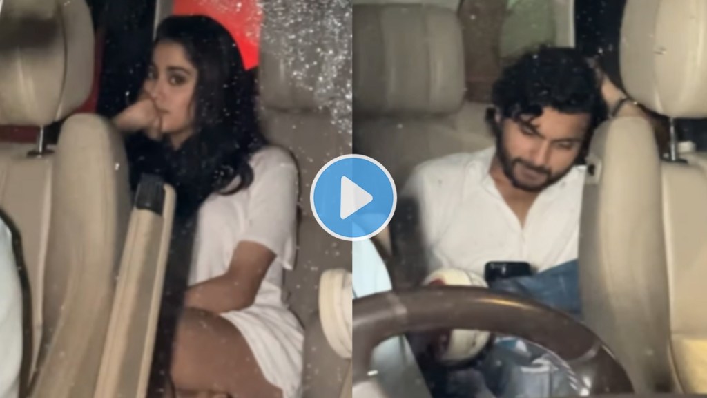 Janhvi Kapoor spotted with boyfriend Shikhar Pahariya