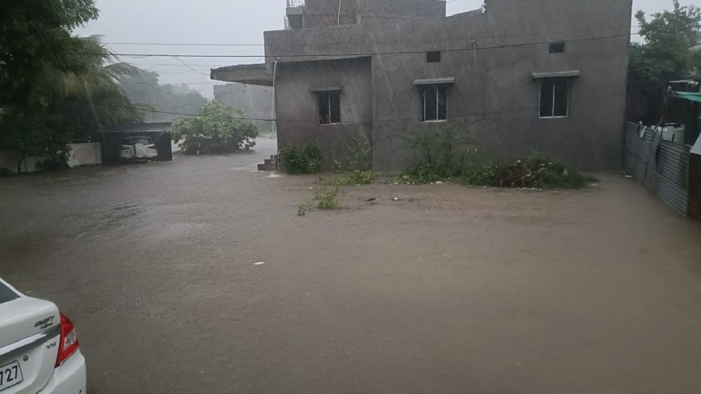 Many parts of Yavatmal city were flooded