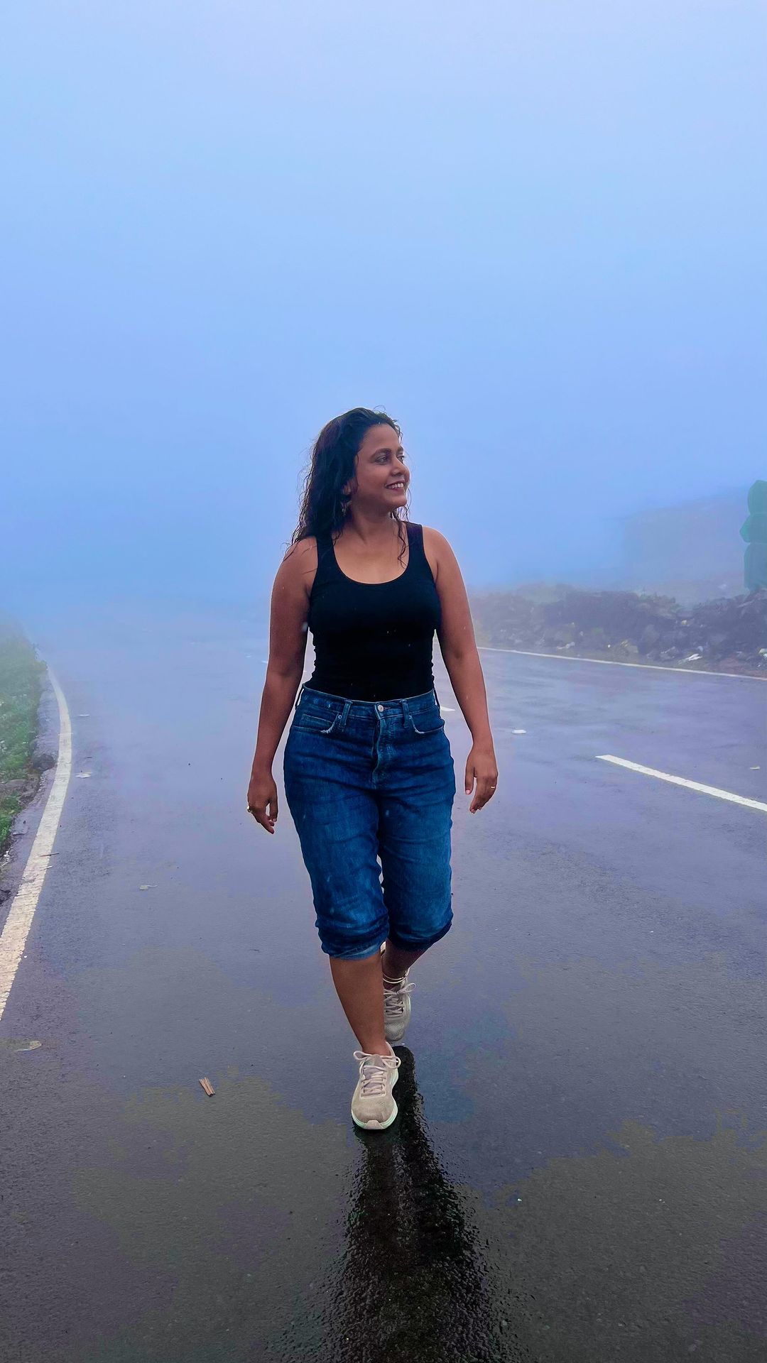 Marathi Actress Enjoys Rain 2023