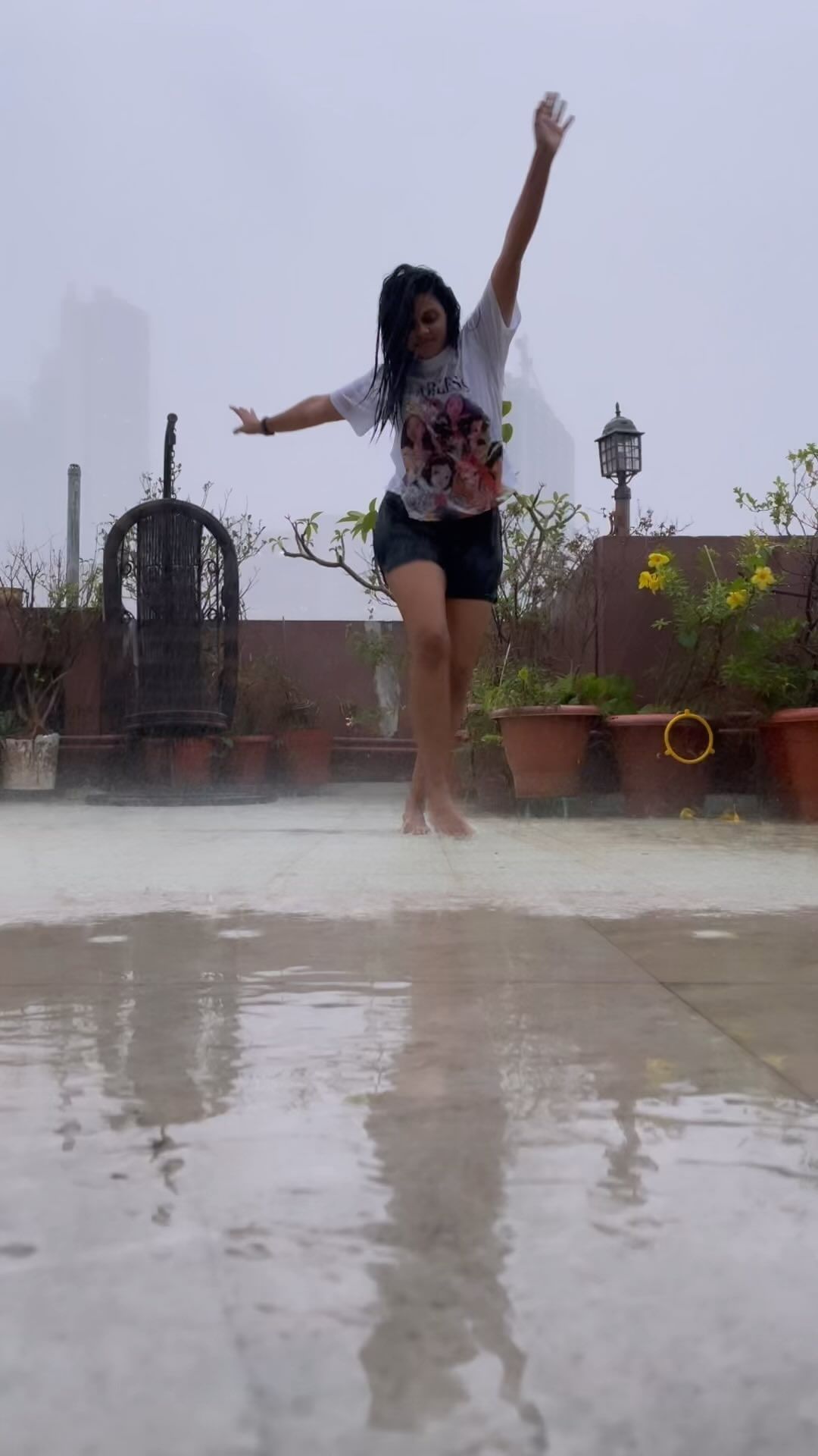 Marathi Actress Enjoys Rain 2023