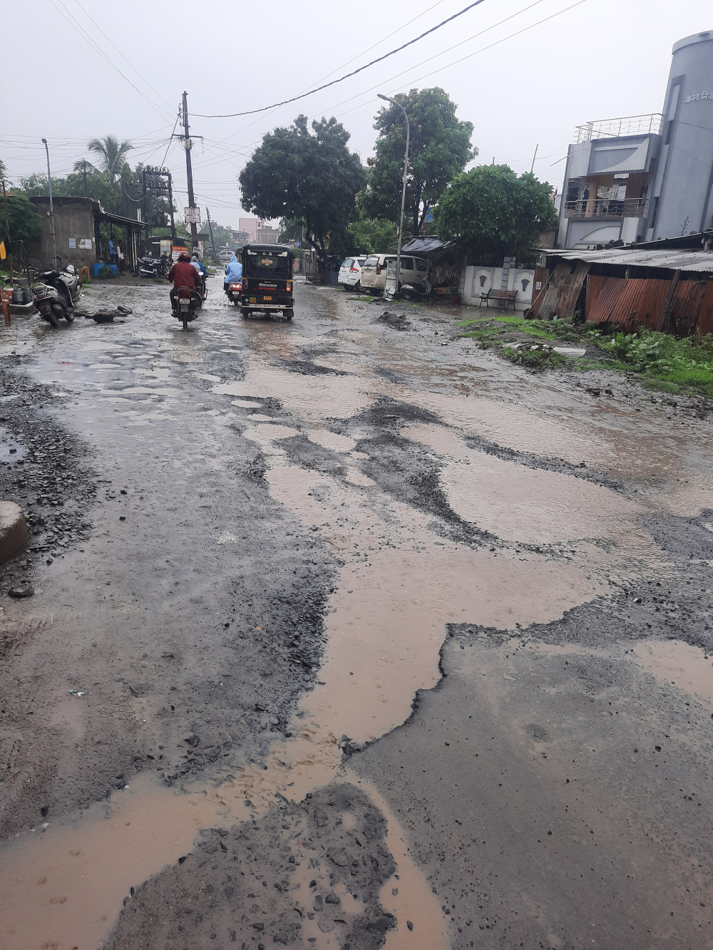 Nagpur Potholes Photos 2023