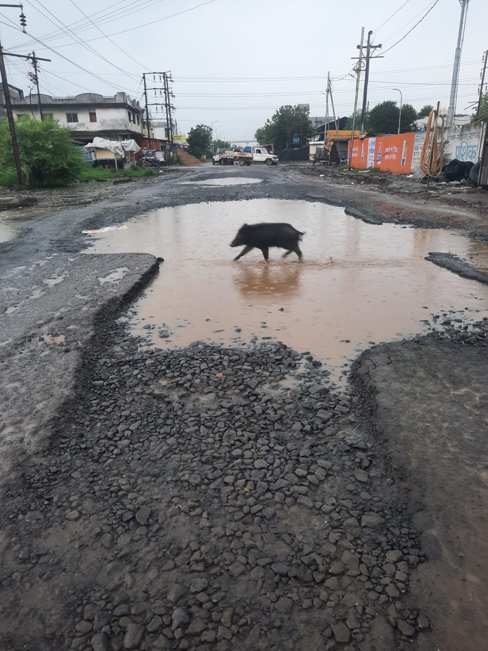 Nagpur Potholes Photos 2023