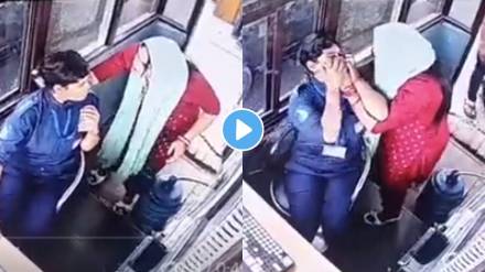 Greater Noida: Woman threatens female toll plaza employee, pulls her hair, incident caught on cam video viral on social media