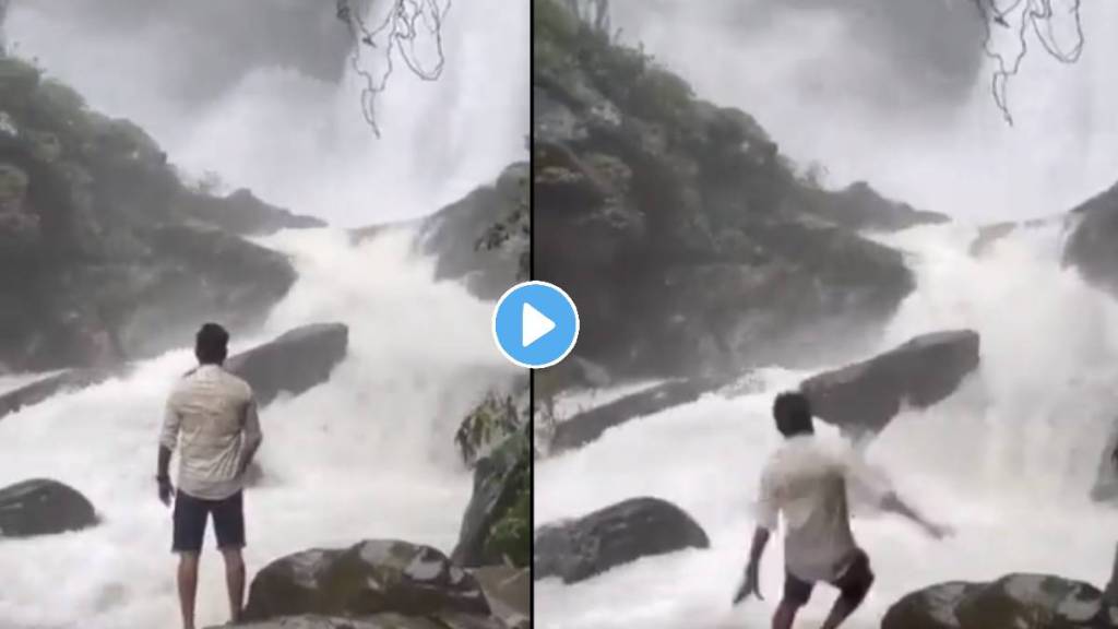 23 years old young boy Sharath Kumar drowned in arasinagundi falls karnaaka while making reel shocking video viral on social media