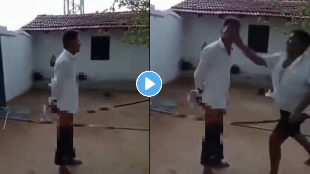 Old video of Madhya Pradesh man forced to lift shoe with mouth goes viral, 3 arrested video viral on social media