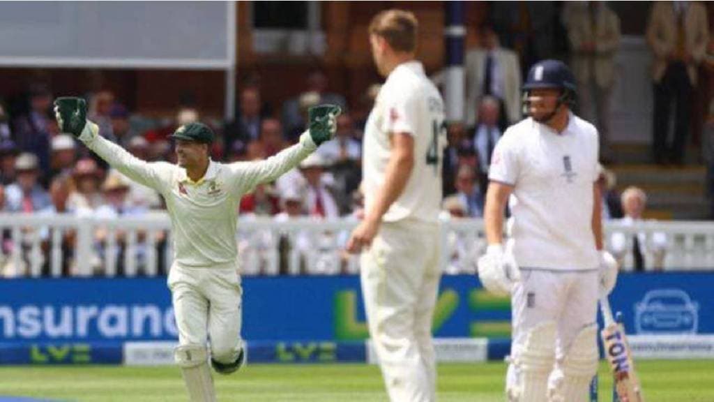 Alex Carey reacts to Jonny Bairstow's controversial wicket